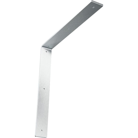 Ekena Millwork Hamilton Steel Bracket, Unfinished 2"W x 16"D x 16"H BKTM02X16X16HACRS